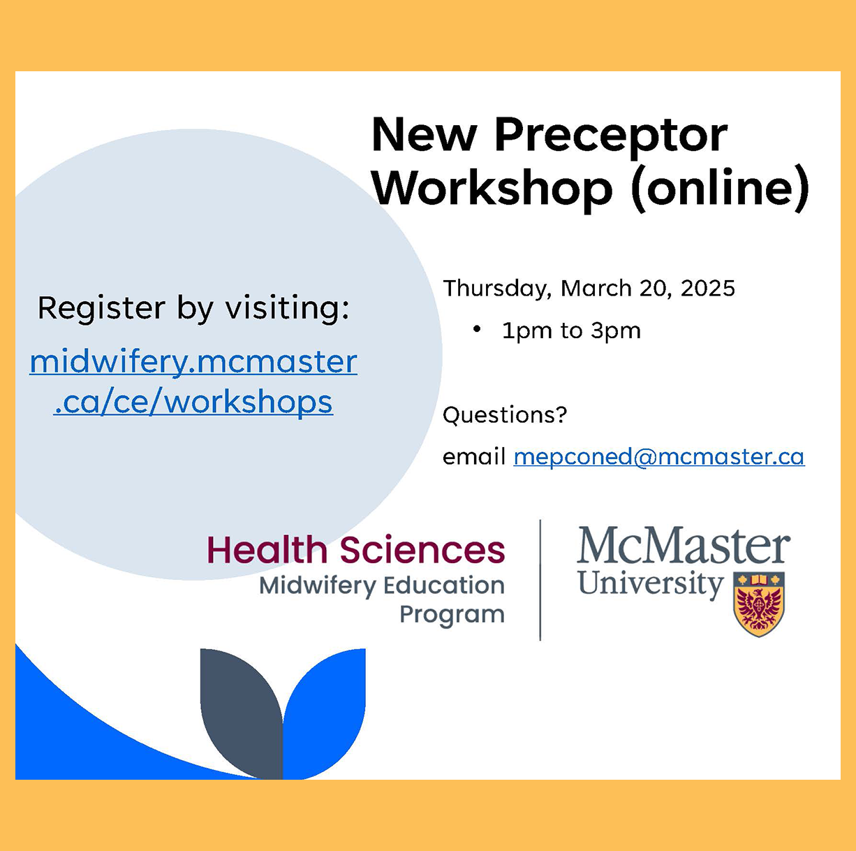 New Preceptor Workshop